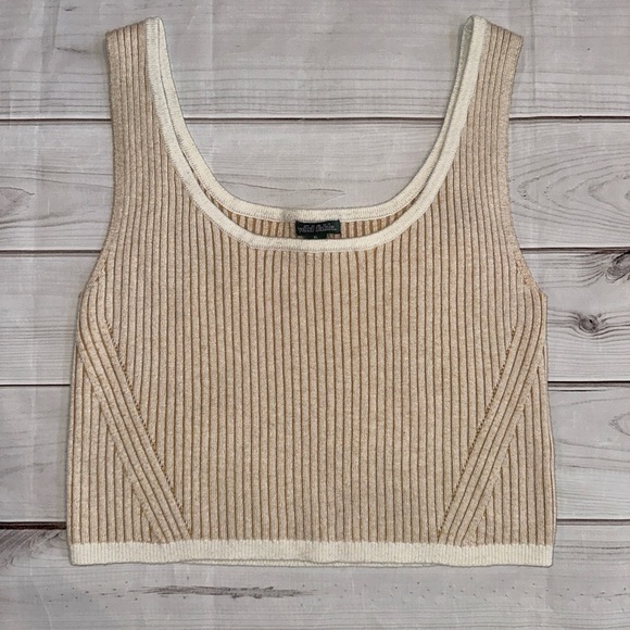 Wild Fable Tan Ribbed Knit Cropped Sweater Tank Top
Size XL Springs Summer Cute - Picture 1 of 5